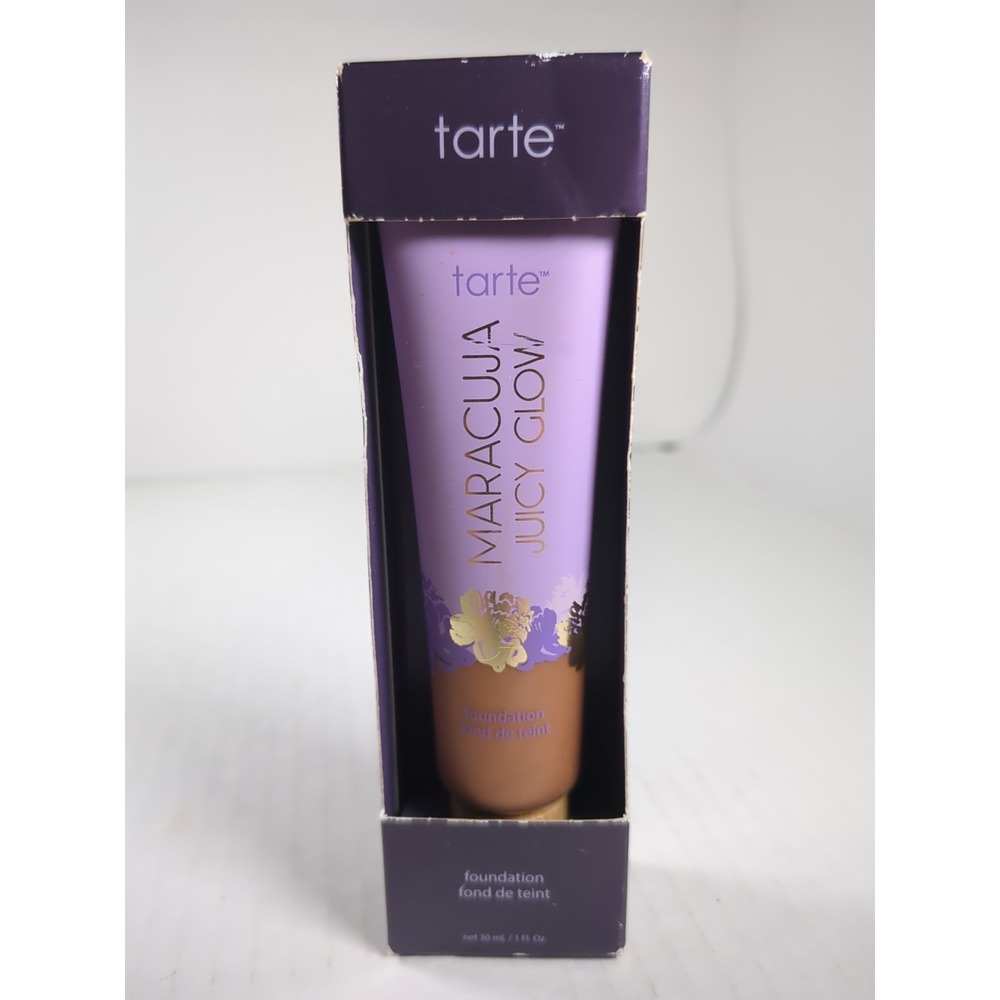 Tarte Maracuja Juicy Glow Foundation 48N tan deep neutral 1oz New in Box Sealed